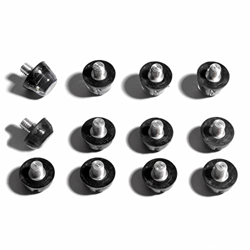 STUDIAMONDS Gummistollen für Fußballschuhe - 12 Fußballstollen Standardgewinde-TPU Studs