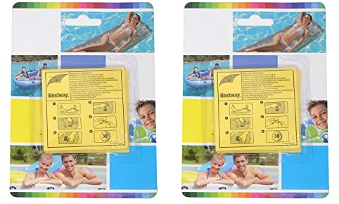 20 Stück Wasserdicht Transparent Reparatur Aufkleber, Reparatur Aufkleber Selbstklebend, Wasserfeste Luftbett Flicken, für Zelt Schwimmring Luftbett Gummiboot Pool