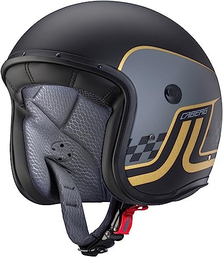 Caberg Freeride Trophy Jethelm (Black Matt/Gold,S (55/56))