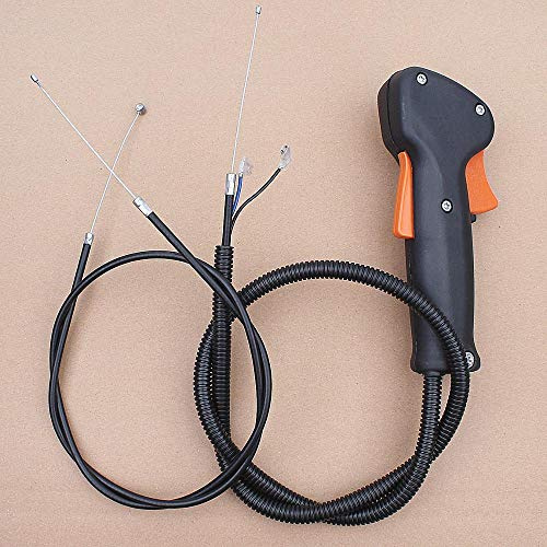 Interruptor de Cable de gatillo de acelerador compatible con St-i-hl FS75 FS80 FS85, piezas de desbrozadora 41371801109, cortacésped de gasolina de repuesto Accesorios para herramientas eléctricas