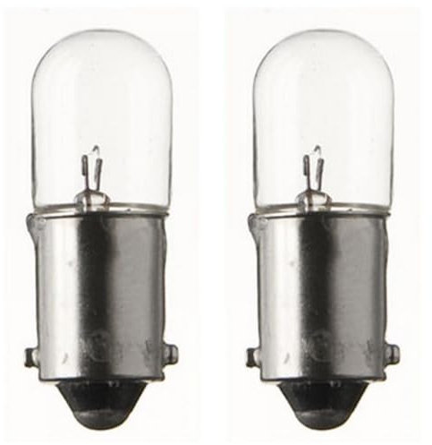 2 Stück Glühbirne 6V 5W T5W (Sockel:BA9s); Anzeigenlampe