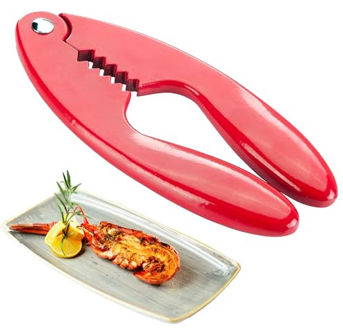 Avilia Pinza per Crostacei in Metallo Resistente – Apertura Facile per Aragoste e Granchi, Robusta e Lavabile in Lavastoviglie, 23x10x1.5cm