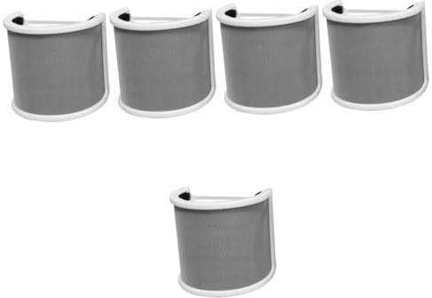 DOITOOL 5stücke U-förmiger Mikrofon Windschutz Mit Effektiver Popschutz Und Windschutz Für Klare Aufnahmen Geeignet Für Verschiedene Mikrofontypen Einfache Installation