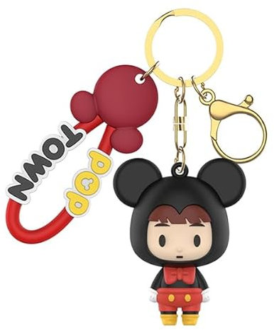 Disney Poptown-Serie Figur Schlüsselanhänger, Handschlaufe, Micky Maus, Medium
