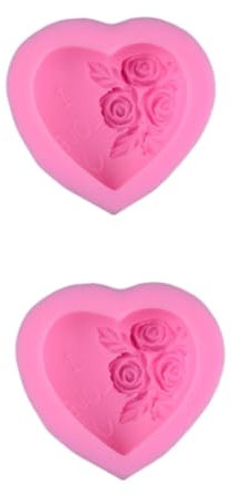 Alipis 2 Pz forno fai te stampo in silicone per dolci formine in silicone per dolci stencil per decorare torte elegante stampini fondente creativi truffa Rose