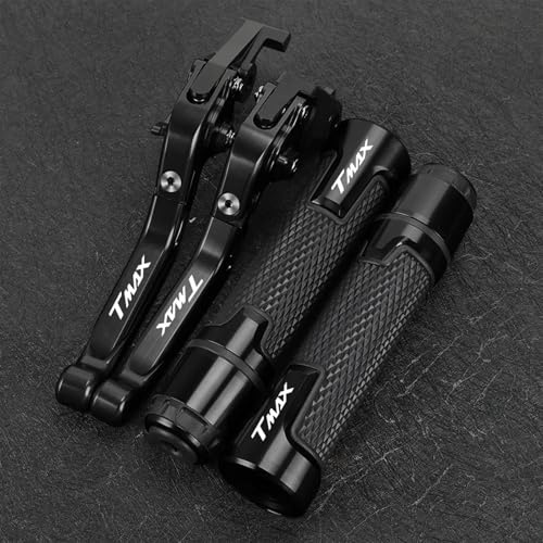 Maneta Freno Moto para Y-AMAHA T-MAX T-MAX 500 530 560 2008-2023 Accesorios para Motocicletas Palancas de Embrague de Freno CNC Puños de Manillar Extremos(A)