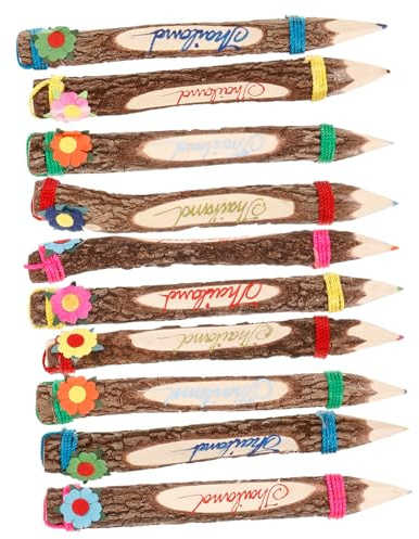 ROMISBABA 10St Buntstifte schreibutensilien schreibkladde wachsstift Holzfarbstifte Holzstifte Kohlestifte zum Zeichnen Bleistifte Toga farbige Schreibstifte Zeichenwerkzeug hölzern Colorful