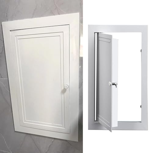 Panneau d'accès encastré pour mur et plafond, porte de grenier verrouillable avec poignée, idéal pour la réparation de cloisons sèches et l'accès à la plomberie de baignoire