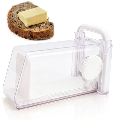 Coupes-fromage, trancheuse à beurre avec récipient de rangement hachoirs à fromage multifonctionnels râpe outil de coupes avec lames en acier inoxydable pour la cuisine à domicile