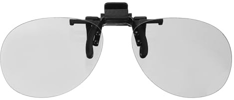 QUARKZMAN 1 Pcs Gafas 3D Clip-On Polarizadas Gafas 3D Pasivas Circulares para Cine RealD Juegos TV Proyector De Fotos