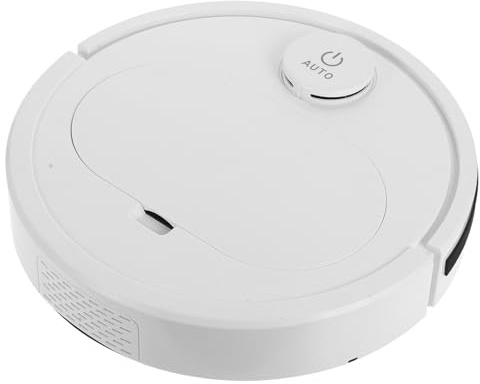SHINEOFI Aspirateur Robot Automatique Blanc Es350 Aspiration Puissante, Balaye et Nettoie Sols Durs et Tapis, Démarrage Tactile Usb, Maison, Robot Balayeur Silencieux et Autonome