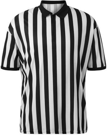2026 Camiseta de árbitro para hombre, camiseta oficial de manga corta para hombre, disfraz de fútbol de Halloween