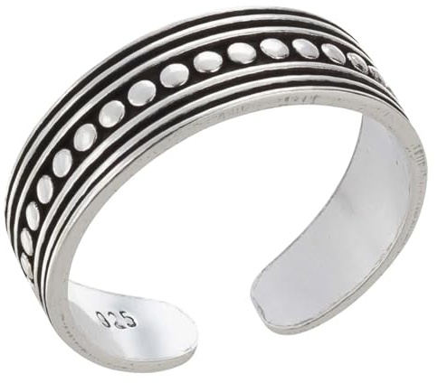 FIVE-D Zehenring Zehring 925 Silber Schmuck Damen Geschenk Fuß Ring verstellbar