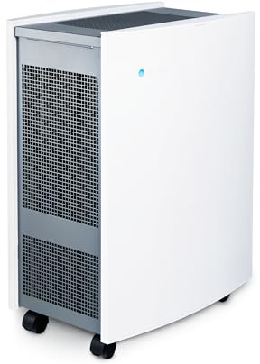 BLUEAIR Luftreiniger mit Partikel-Filter ideal bis 72 m² (HEPASilent Technologie entfernt 99,97% Pollen, Staub, Viren, Bakterien, Gerüche, Rauch, Tierhaare, etc) sehr leise, WLAN Classic 605 PAC Weiß