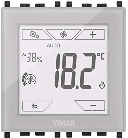 Termostato touch domotico 2M neutro 02951.BN