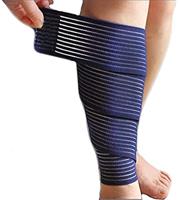 Sports Elastic Compression Bandage Wrapped Support Brace for Ankle Knee Elbow Calf Splint Wrist Muscles - Pain Relief Outdoor Gym Sports Fitness Yoga Leg Sleeves Shin Band Strap Protector Guard, 1 Pc