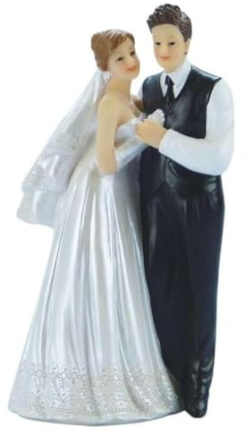 Cake Company Cake Topper Brautpaar My Heart I Hochzeit Tortendekoration für besondere Momente I Tortenfigur aus hochwertigem Material
