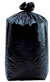 SACS POUBELLES 160L noir - carton de 100 sacs - ULTRA RÉSISTANT EPAISSEUR 55µ