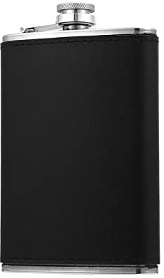 Flasque A Alcool Flacon de hanche en acier inoxydable portable Pot de pot en plein air Fuites de fuite couverture Flasque