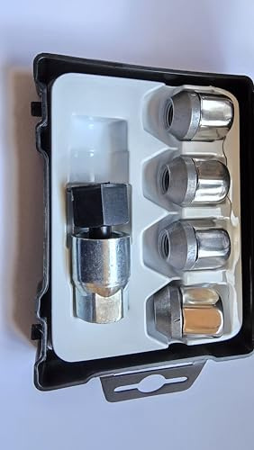 Felgenschloss Muttern Sicurit - M12x1,5 - Kegel 60° - Mutter: Offen - SW 21