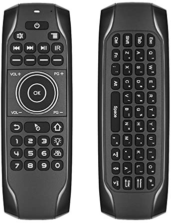 Télécommande de rechange pour Android TV Box 7-4,2 V - Clavier sans fil IR compatible Bluetooth - Rétroéclairage - Micro