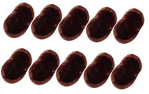 SHERCHPRY 10 Pièces De Cirage De Chaussures Nettoyage en Profondeur Brosse À Récurer Mitaines Polaires Tampon De Lavage en Laine Kit De Cirage De Chaussures Nettoyeur De Baskets