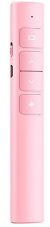 SunshineFace Presentador inalámbrico con control remoto para presentación con luz roja para ordenador portátil