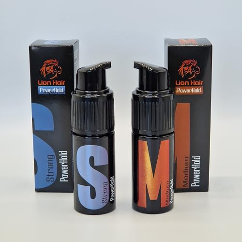 Pack de 2 uds. Lion Hair. PowerHold. POLVO DE VOLUMEN en formato PREMIUM con PULVERIZADOR/Polvos de peinado o texturizantes/Styling Powder. (Pack de 2. Incluye fijación media y fuerte.)