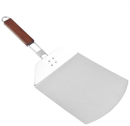 QIUSHIBO Pizza ​Paddle 1 Pcs Shovel Pizza Peel Bread Spatula Baking Tray Pizza Paddle Stainless Steel Pizza Peel