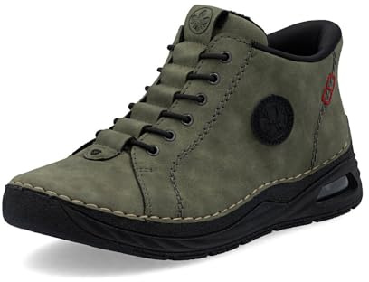 Rieker Damen Klassische Stiefel 44550, Frauen Stiefel,Boots,Winterstiefel,Winterschuhe,uebergangsstiefel,uebergangsschuhe,grün (54),41 EU / 7.5 UK