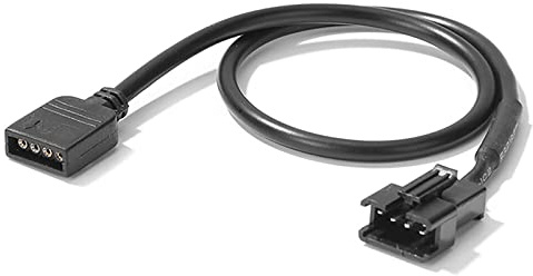 Kfwfuaee 30cm Motherboard RGB Adapter Conversion Cable 5V 3Pin / 12V 4Pin RGB Led Strip Light for Computer Line Line