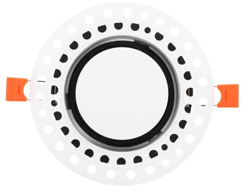 Yardwe Adjustable Air Vent Diffuser for Residential HVAC and Office Use, Abs Material with Smooth Ventilation Control and Easy Flush Mount Installation, Modern Circular Ceiling Air