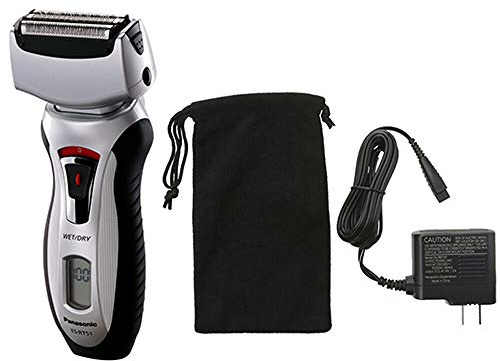 Panasonic ES-RT51-S Arc3 Wet/Dry 3-Blade Pivoting Head Built-in Pop-up Trimmer Cordless Electric Razor for Smooth and Comfortable Shave Travel Pouch Included