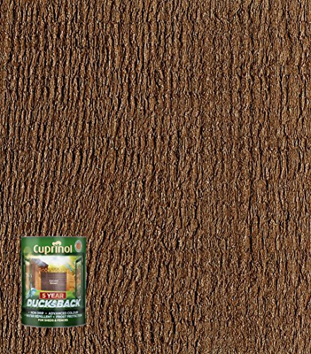 2 X Cuprinol 5L Ducksback 5 Year Waterproof for Sheds and Fences - Harvest Brown