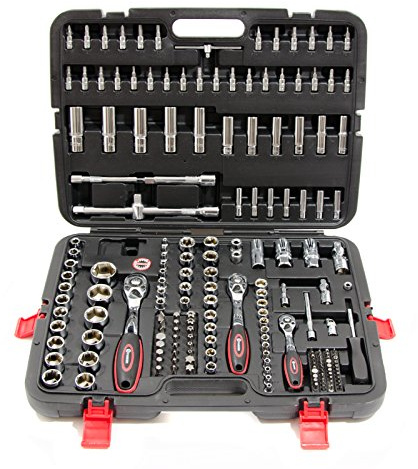 191 Piece Professional Socket Set - 1/2 3/8 1/2 DR + More