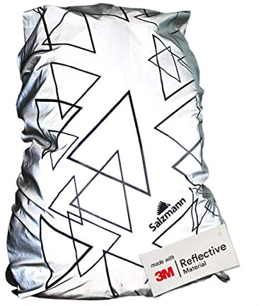 Salzmann Reflective Rucksack Cover - High Visibility, Waterproof, Weatherproof - Made with 3M Scotchlite