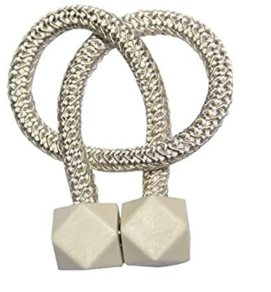 Vorhang-Raffhalter, 1 Paar magnetischer Vorhanghalter, Clip-Schnalle, Raffhalter, Fensterzubehör, Vorhang-Raffhalter, dekorativer Magnet, Vorhang-Raffhalter zur Befestigung von Vorhängen (Gold) (hel