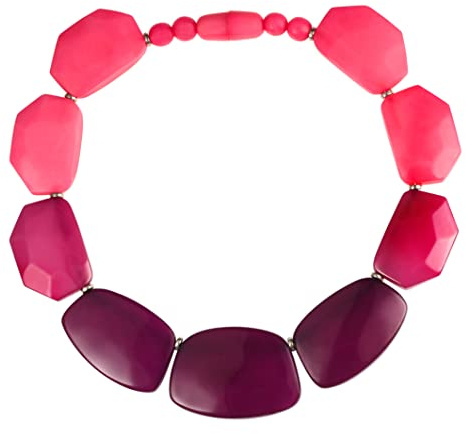 ZAVANA Collana Colorata per Donna, Grande Collana di Bigiotteria, Collana Donna Fatta a Mano, Stile Bohémien