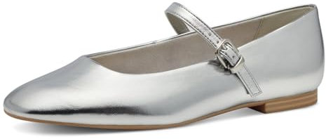 Tamaris Ballerina Damen Vegan Elegant metallic,EU 39