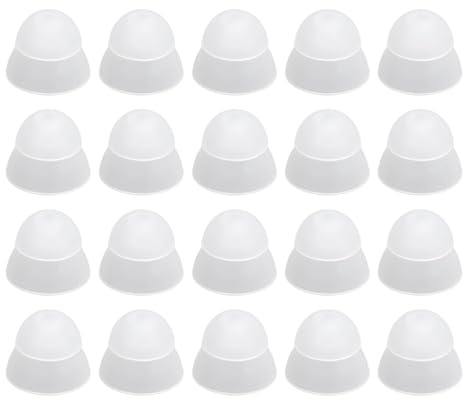 Cupola in Silicone Lavabile per Aiuti Acustici Cuscinetti Morbidi per Auricolari di Ricambio per Ausili Sonori, Cuffie, 1,5 Mm-3,5 Mm