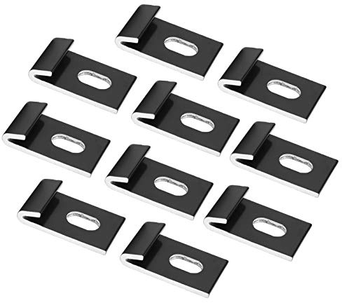 Aluminum Greenhouse Base Clips, 10Pcs for Securing | Installation, Weather-Resistant Hold, Space-Saving Clips, Keeps Greenhouse Frames Firmly Attached, For Sturdy Plant Support