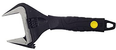 Verstellbarer Rollgabelschlüssel, 165mm Schraubenschlüssel Adjustable Wrench Einmaulschlüssel mit Max. 34mm Maulweite