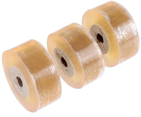 BESPORTBLE Pfropfband 3 Rollen Dehnbares Selbstklebendes Veredelungsband für Obstbäume Transparentes Garten Pfropfband für Pflanzen Gartenwerkzeug für Floristik und Selbstgemacht Projekte
