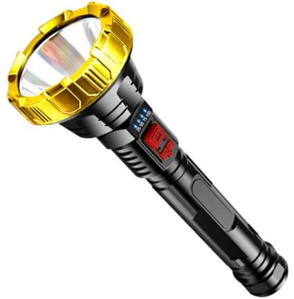 HOMSFOU Torcia Led Ricaricabile Usb e Compatta Per Campeggio Escursioni e Emergenze Design Portatile e Facile Da Usare