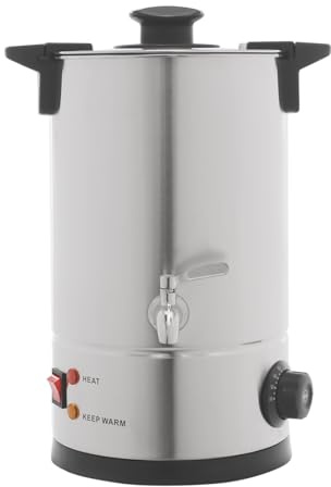Wachsschmelzer Kit Wachsschmelzgerät Kerzenherstellung Maschinen 1800W Elektrischer Wachsschmelztopf 8L mit Wasserhahn zu Kerzen Gießen und Temperaturregler für den kommerziellen