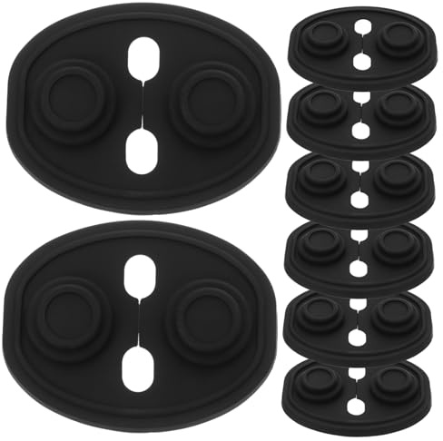 GALPADA 8pcs Silicone Car Door Lock Covers Fit Self Adhesive Protective Guards Noise Reduction Dustproof Car Door Lock Guards for Vehicle Accessories