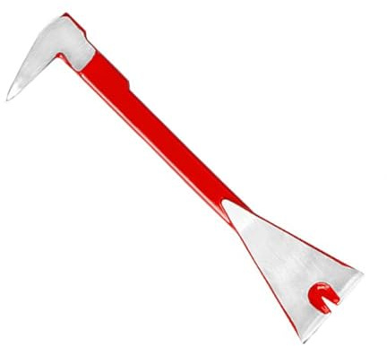 Opatiny Levachiodi resistente con design a doppio artiglio, struttura in acciaio legato e finitura rossa per lavori domestici, progetti fai da te e riparazioni in officina