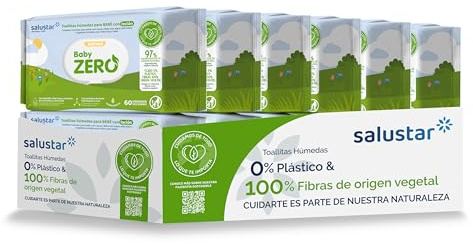 Toallitas húmedas para bebé Baby Zero, fibras 100% origen natural y con 97% ingredientes naturales.