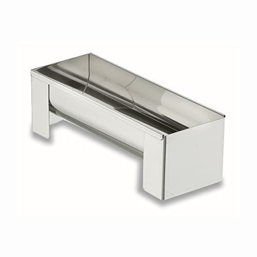 Lacor 68001 - Molde 1/2 caña, desmontable, redondo, 25 cm, inoxidable | En acero inoxidable, repostería con desmoldado fácil; ideal para cocina profesional y uso diario en casa, versátil y duradero