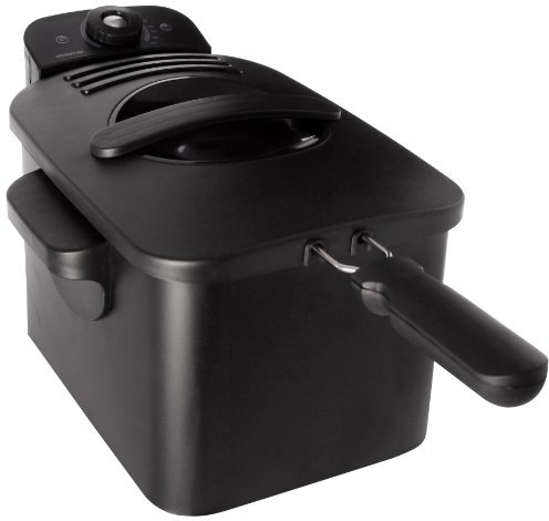 Inventum gf431b froid Zones Friteuse, 3 l, 2200 W, boîtier en métal, noir